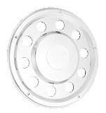 22.5" Rear Swedish Style Wheel Trims