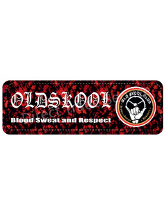 Dashboard Mat - Old Skool Red