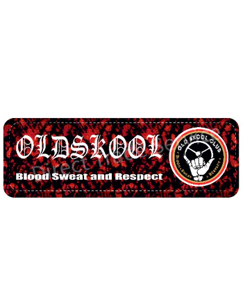 Dashboard Mat - Old Skool Red