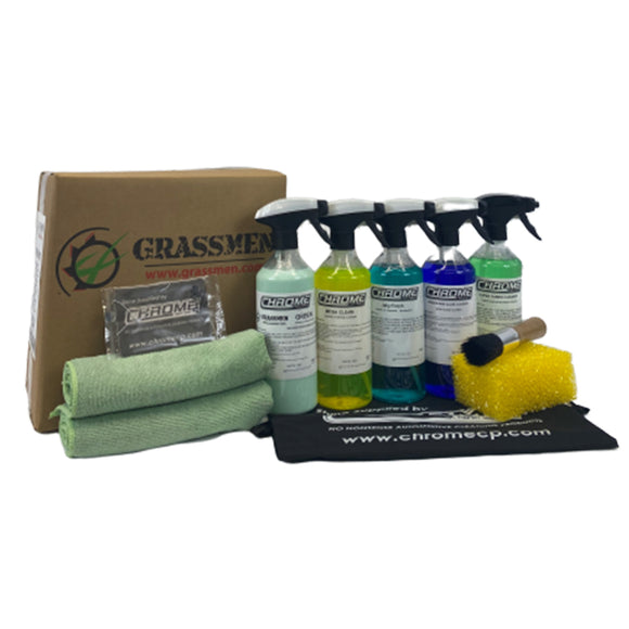Chrome Northwest - Grassmen Green Interior Cleaning Kit
